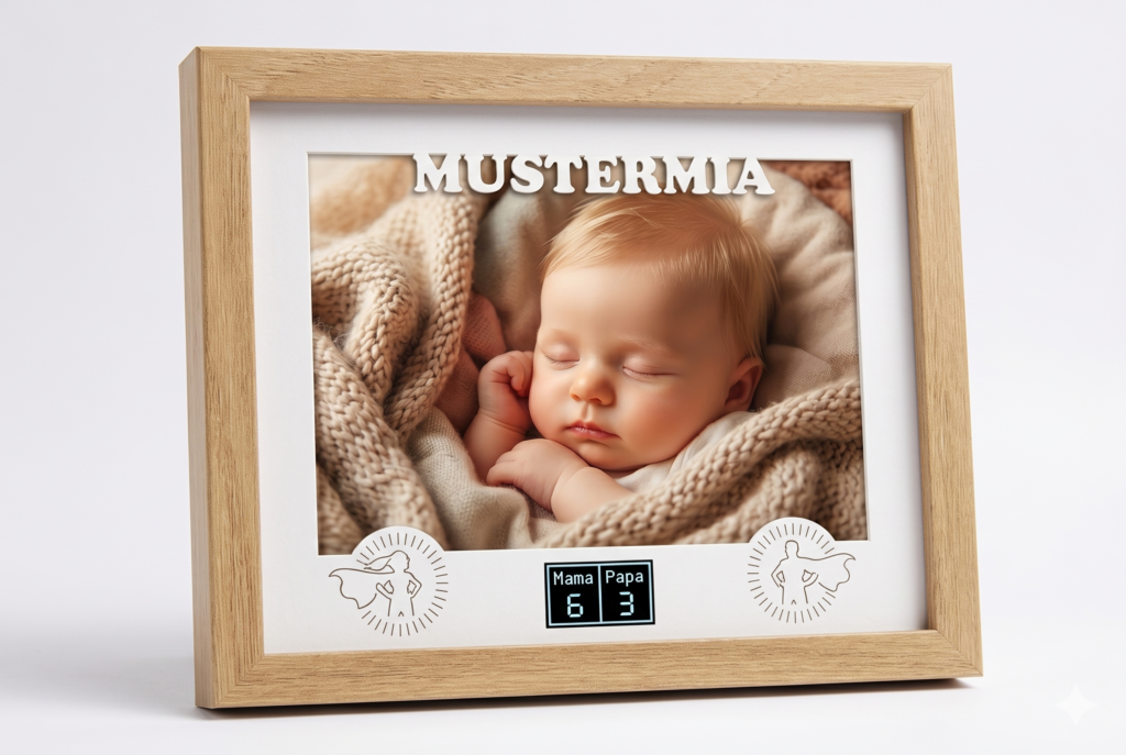 WINDELHERO – personalisiertes Geschenk zur Geburt mit Babyname