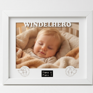 WINDELHERO Basic – humorvolles Geschenk zur Geburt